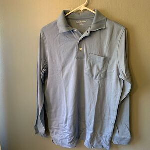 Croft & Barrow Medium Mens Long Sleeve T-Shirt. Blue
